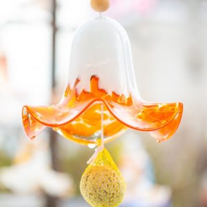 Glasglocke für Meisenknödel